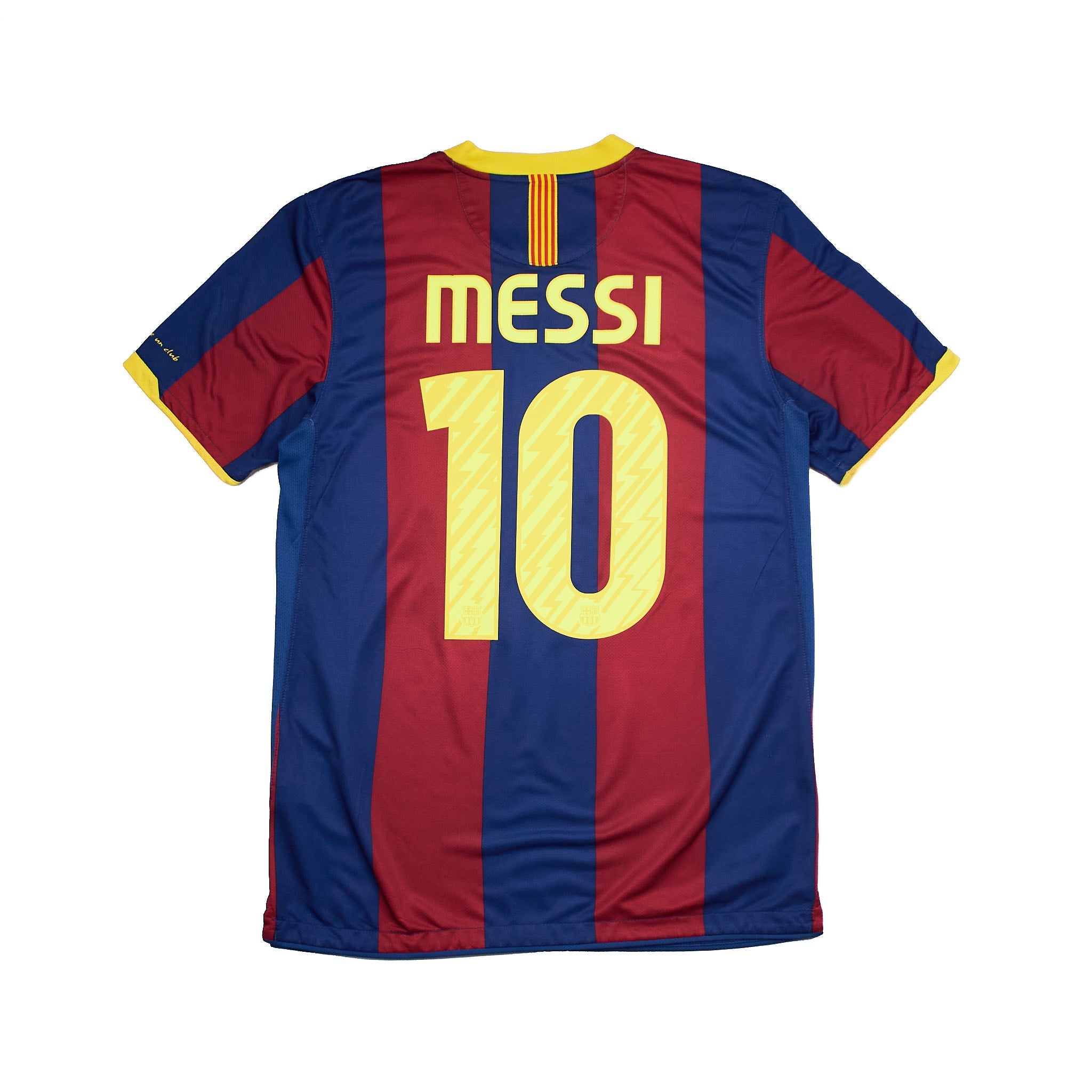 Buy 2010/11 Barcelona Messi 10 Home Shirt (M) Nike ~ Free worldwide shipping ~ Authentic Vintage Football Shirts from Cult Kits