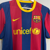 Shop 2010/11 BARCELONA MESSI #10 HOME SHIRT (M) NIKE, classic football shirts, vintage football shirts & retro soccer jerseys at Cult Kits