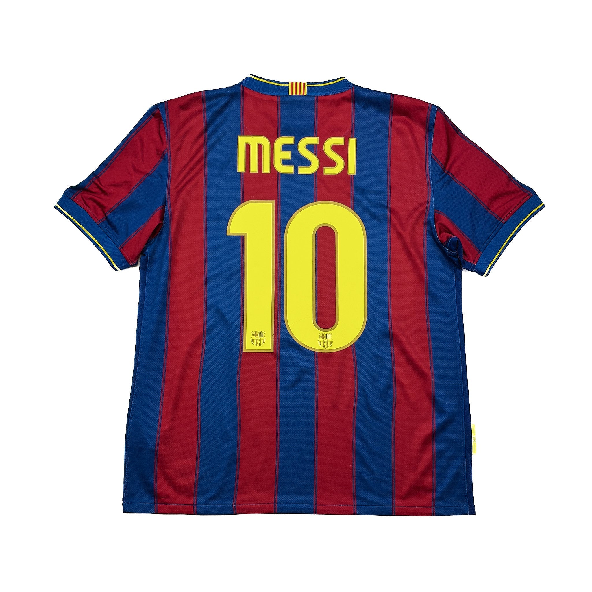 Buy 2010/11 Barcelona Messi 10 Home Shirt (M) Nike ~ Free worldwide shipping ~ Authentic Vintage Football Shirts from Cult Kits