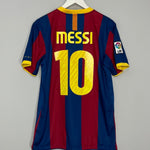 Shop 2010/11 BARCELONA MESSI #10 HOME SHIRT (M) NIKE, classic football shirts, vintage football shirts & retro soccer jerseys at Cult Kits