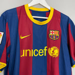 Shop 2010/11 BARCELONA MESSI #10 HOME SHIRT (XL) NIKE, classic football shirts, vintage football shirts & retro soccer jerseys at Cult Kits