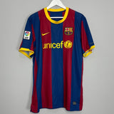 Shop 2010/11 BARCELONA MESSI #10 HOME SHIRT (XL) NIKE, classic football shirts, vintage football shirts & retro soccer jerseys at Cult Kits