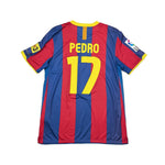Buy 2010/11 Barcelona Pedro 17 Home Shirt (L) Nike ~ Free worldwide shipping ~ Authentic Vintage Football Shirts from Cult Kits