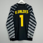 Shop 2010/11 BARCELONA V.VALDES #1 GK SHIRT (L) NIKE, classic football shirts, vintage football shirts & retro soccer jerseys at Cult Kits