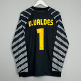 Shop 2010/11 BARCELONA V.VALDES #1 GK SHIRT (L) NIKE, classic football shirts, vintage football shirts & retro soccer jerseys at Cult Kits