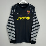 Shop 2010/11 BARCELONA V.VALDES #1 GK SHIRT (L) NIKE, classic football shirts, vintage football shirts & retro soccer jerseys at Cult Kits