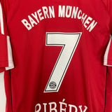 Shop 2010/11 BAYERN MUNICH RIBERY #7 HOME SHIRT (L) ADIDAS, classic football shirts, vintage football shirts & retro soccer jerseys at Cult Kits