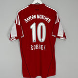Shop 2010/11 BAYERN MUNICH ROBBEN #10 HOME SHIRT (L) ADIDAS, classic football shirts, vintage football shirts & retro soccer jerseys at Cult Kits