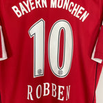 Shop 2010/11 BAYERN MUNICH ROBBEN #10 HOME SHIRT (L) ADIDAS, classic football shirts, vintage football shirts & retro soccer jerseys at Cult Kits