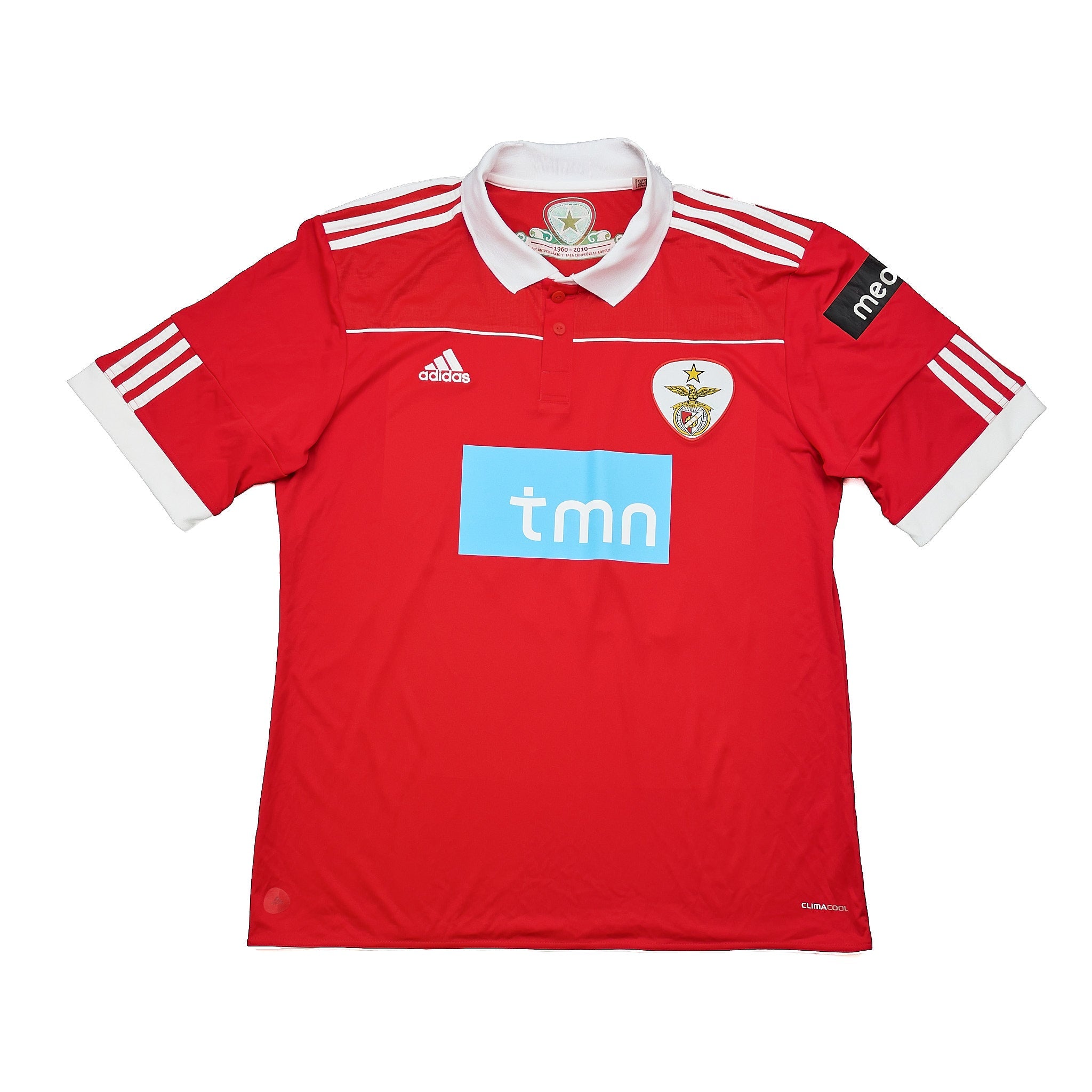 Buy 2010/11 Benfica Aimar 10 Home Shirt (XL) Adidas ~ Free worldwide shipping ~ Authentic Vintage Football Shirts from Cult Kits