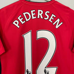 Shop 2010/11 BLACKBURN ROVERS PEDERSEN #12 AWAY SHIRT (L) UMBRO, classic football shirts, vintage football shirts & retro soccer jerseys at Cult Kits