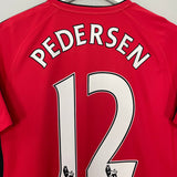 Shop 2010/11 BLACKBURN ROVERS PEDERSEN #12 AWAY SHIRT (L) UMBRO, classic football shirts, vintage football shirts & retro soccer jerseys at Cult Kits