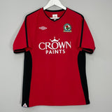 Shop 2010/11 BLACKBURN ROVERS PEDERSEN #12 AWAY SHIRT (L) UMBRO, classic football shirts, vintage football shirts & retro soccer jerseys at Cult Kits