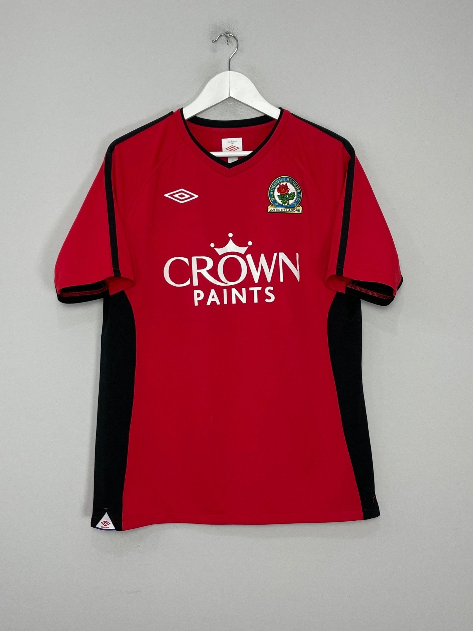 Shop 2010/11 BLACKBURN ROVERS PEDERSEN #12 AWAY SHIRT (L) UMBRO, classic football shirts, vintage football shirts & retro soccer jerseys at Cult Kits