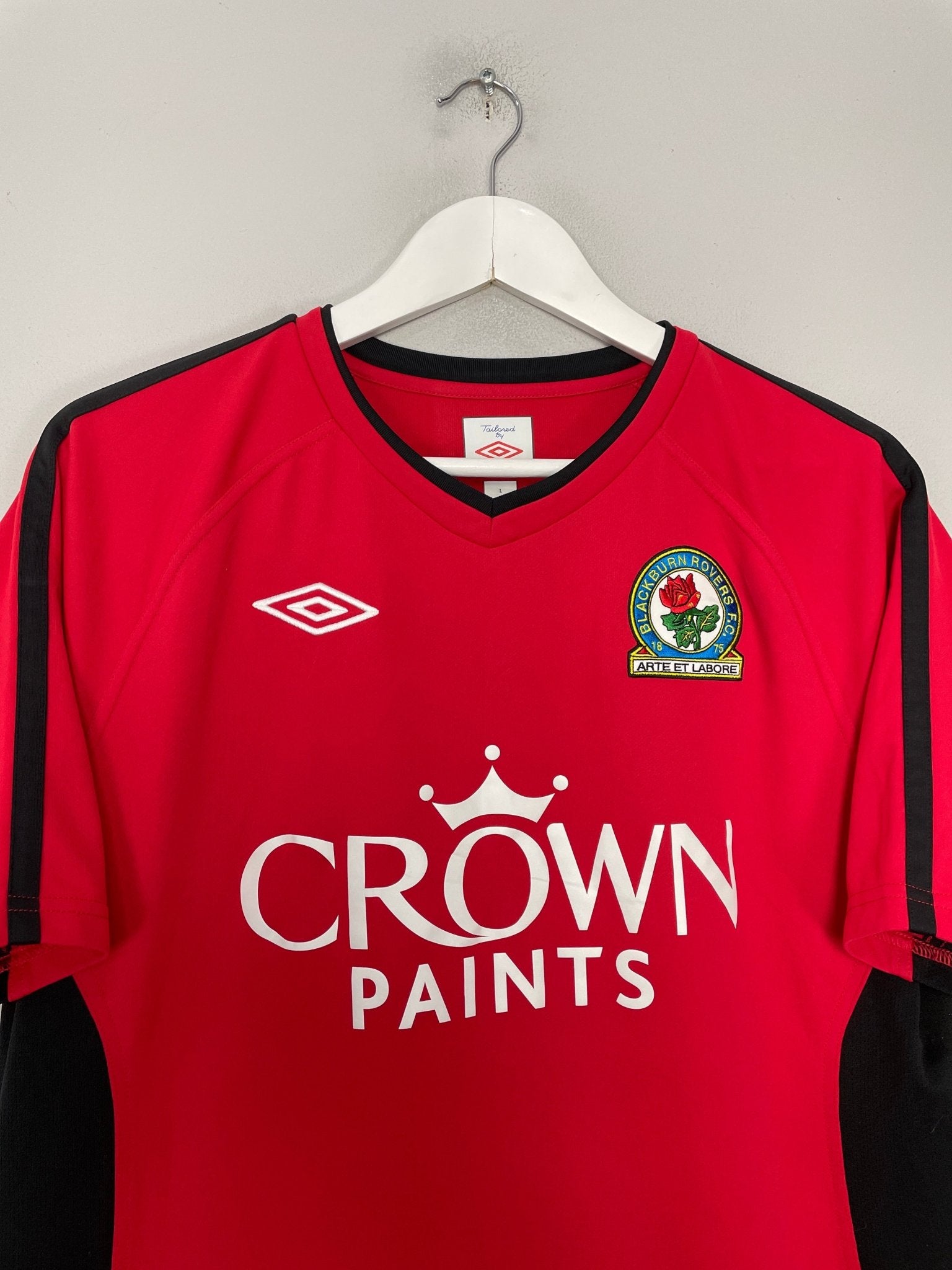 Shop 2010/11 BLACKBURN ROVERS PEDERSEN #12 AWAY SHIRT (L) UMBRO, classic football shirts, vintage football shirts & retro soccer jerseys at Cult Kits