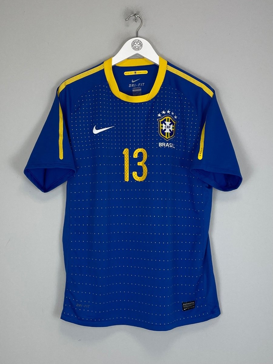2010/11 BRAZIL D.ALVES 13 AWAY SHIRT (L) NIKE - Cult Kits - Large - Buy Vintage Football Shirts, Authentic Retro Football Shirts For Sale, Classic Football Shirts & Soccer Jersey