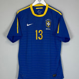 2010/11 BRAZIL D.ALVES 13 AWAY SHIRT (L) NIKE - Cult Kits - Large - Buy Vintage Football Shirts, Authentic Retro Football Shirts For Sale, Classic Football Shirts & Soccer Jersey