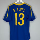 2010/11 BRAZIL D.ALVES 13 AWAY SHIRT (L) NIKE - Cult Kits - Large - Buy Vintage Football Shirts, Authentic Retro Football Shirts For Sale, Classic Football Shirts & Soccer Jersey