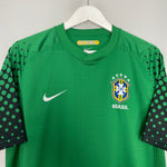 Shop 2010/11 BRAZIL GK SHIRT (L) NIKE, classic football shirts, vintage football shirts & retro soccer jerseys at Cult Kits