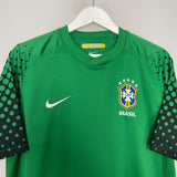 Shop 2010/11 BRAZIL GK SHIRT (L) NIKE, classic football shirts, vintage football shirts & retro soccer jerseys at Cult Kits