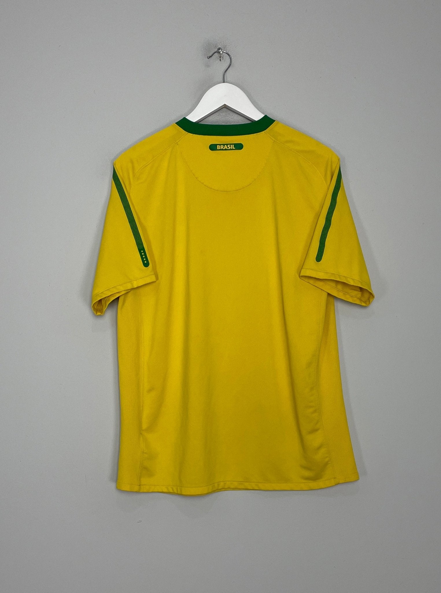 Shop 2010/11 BRAZIL HOME SHIRT (L) NIKE, classic football shirts, vintage football shirts & retro soccer jerseys at Cult Kits