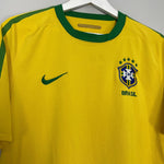 Shop 2010/11 BRAZIL HOME SHIRT (L) NIKE, classic football shirts, vintage football shirts & retro soccer jerseys at Cult Kits