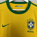 Shop 2010/11 BRAZIL HOME SHIRT (M) NIKE, classic football shirts, vintage football shirts & retro soccer jerseys at Cult Kits