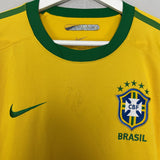 Shop 2010/11 BRAZIL HOME SHIRT (M) NIKE, classic football shirts, vintage football shirts & retro soccer jerseys at Cult Kits