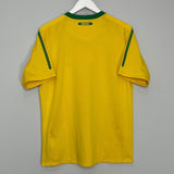 Shop 2010/11 BRAZIL HOME SHIRT (M) NIKE, classic football shirts, vintage football shirts & retro soccer jerseys at Cult Kits