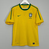 Shop 2010/11 BRAZIL HOME SHIRT (M) NIKE, classic football shirts, vintage football shirts & retro soccer jerseys at Cult Kits