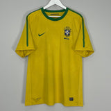 Shop 2010/11 BRAZIL HOME SHIRT (XL) NIKE, classic football shirts, vintage football shirts & retro soccer jerseys at Cult Kits