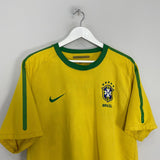Shop 2010/11 BRAZIL HOME SHIRT (XL) NIKE, classic football shirts, vintage football shirts & retro soccer jerseys at Cult Kits