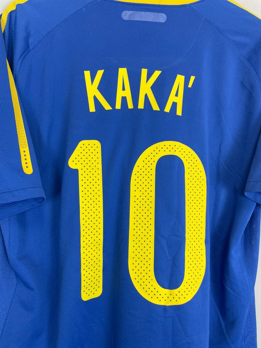 2010/11 BRAZIL KAKA 10 AWAY SHIRT (L) NIKE - Cult Kits - Large - Buy Vintage Football Shirts, Authentic Retro Football Shirts For Sale, Classic Football Shirts & Soccer Jersey