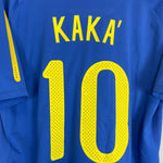 2010/11 BRAZIL KAKA 10 AWAY SHIRT (L) NIKE - Cult Kits - Large - Buy Vintage Football Shirts, Authentic Retro Football Shirts For Sale, Classic Football Shirts & Soccer Jersey