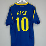 2010/11 BRAZIL KAKA 10 AWAY SHIRT (L) NIKE - Cult Kits - Large - Buy Vintage Football Shirts, Authentic Retro Football Shirts For Sale, Classic Football Shirts & Soccer Jersey
