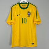 Shop 2010/11 BRAZIL KAKA #10 HOME SHIRT (L) NIKE, classic football shirts, vintage football shirts & retro soccer jerseys at Cult Kits