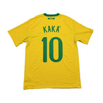 Buy 2010/11 BRAZIL KAKA 10 HOME SHIRT (M) NIKE ~ Free worldwide shipping available ~ Authentic Vintage Football Shirts from Cult Kits