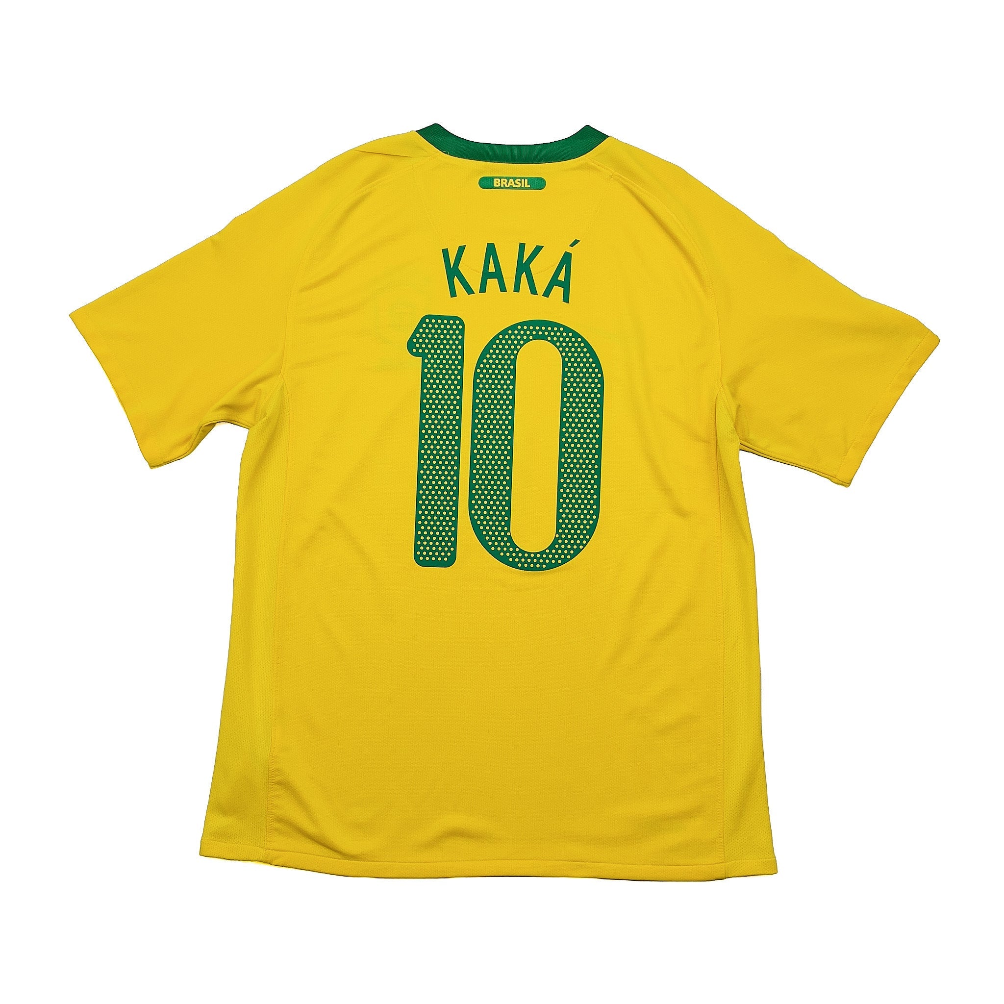 Buy 2010/11 Brazil Kaka 10 Home Shirt (M) Nike ~ Free worldwide shipping available ~ Authentic Vintage Football Shirts from Cult Kits