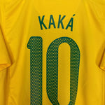 Shop 2010/11 BRAZIL KAKA #10 HOME SHIRT (S) NIKE, classic football shirts, vintage football shirts & retro soccer jerseys at Cult Kits