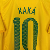 Shop 2010/11 BRAZIL KAKA #10 HOME SHIRT (S) NIKE, classic football shirts, vintage football shirts & retro soccer jerseys at Cult Kits