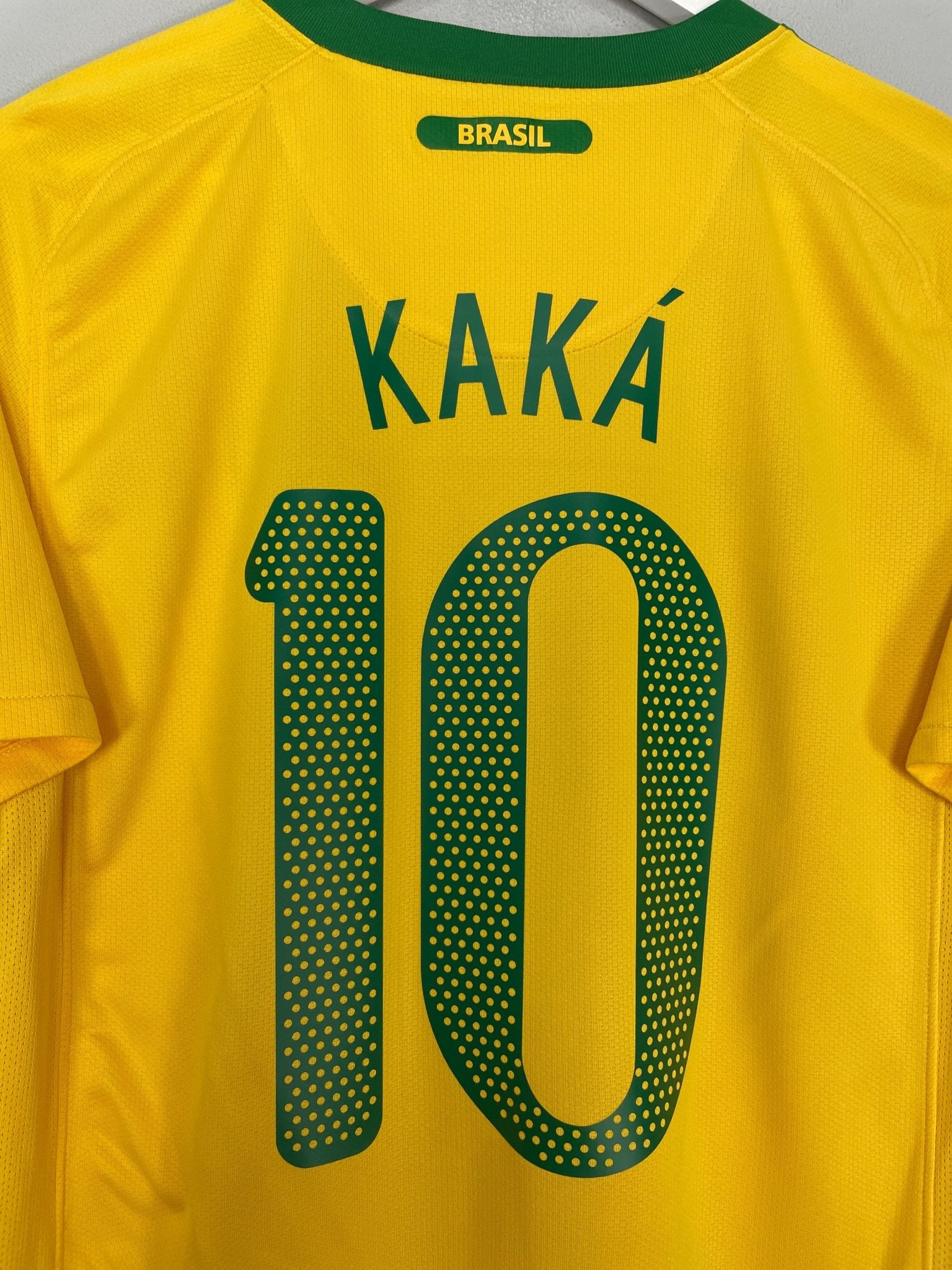 Shop 2010/11 BRAZIL KAKA #10 HOME SHIRT (S) NIKE, classic football shirts, vintage football shirts & retro soccer jerseys at Cult Kits