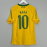 Shop 2010/11 BRAZIL KAKA #10 HOME SHIRT (S) NIKE, classic football shirts, vintage football shirts & retro soccer jerseys at Cult Kits