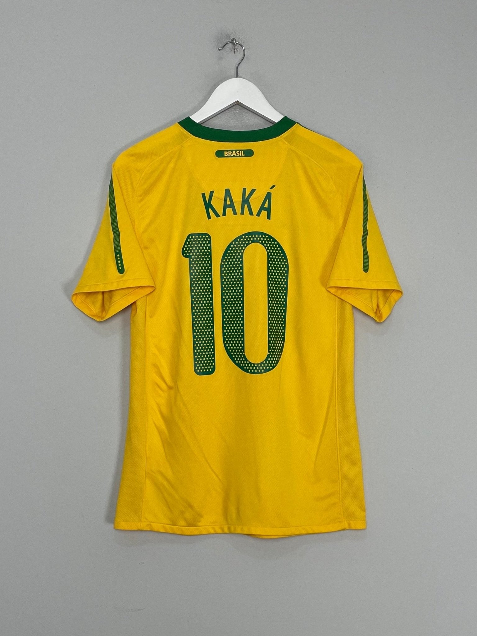 Shop 2010/11 BRAZIL KAKA #10 HOME SHIRT (S) NIKE, classic football shirts, vintage football shirts & retro soccer jerseys at Cult Kits