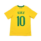 Buy 2010/11 Brazil Kaka 10 Home Shirt (S) Nike ~ Free worldwide shipping ~ Authentic Vintage Football Shirts from Cult Kits