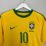 Shop 2010/11 BRAZIL KAKA #10 HOME SHIRT (S) NIKE, classic football shirts, vintage football shirts & retro soccer jerseys at Cult Kits