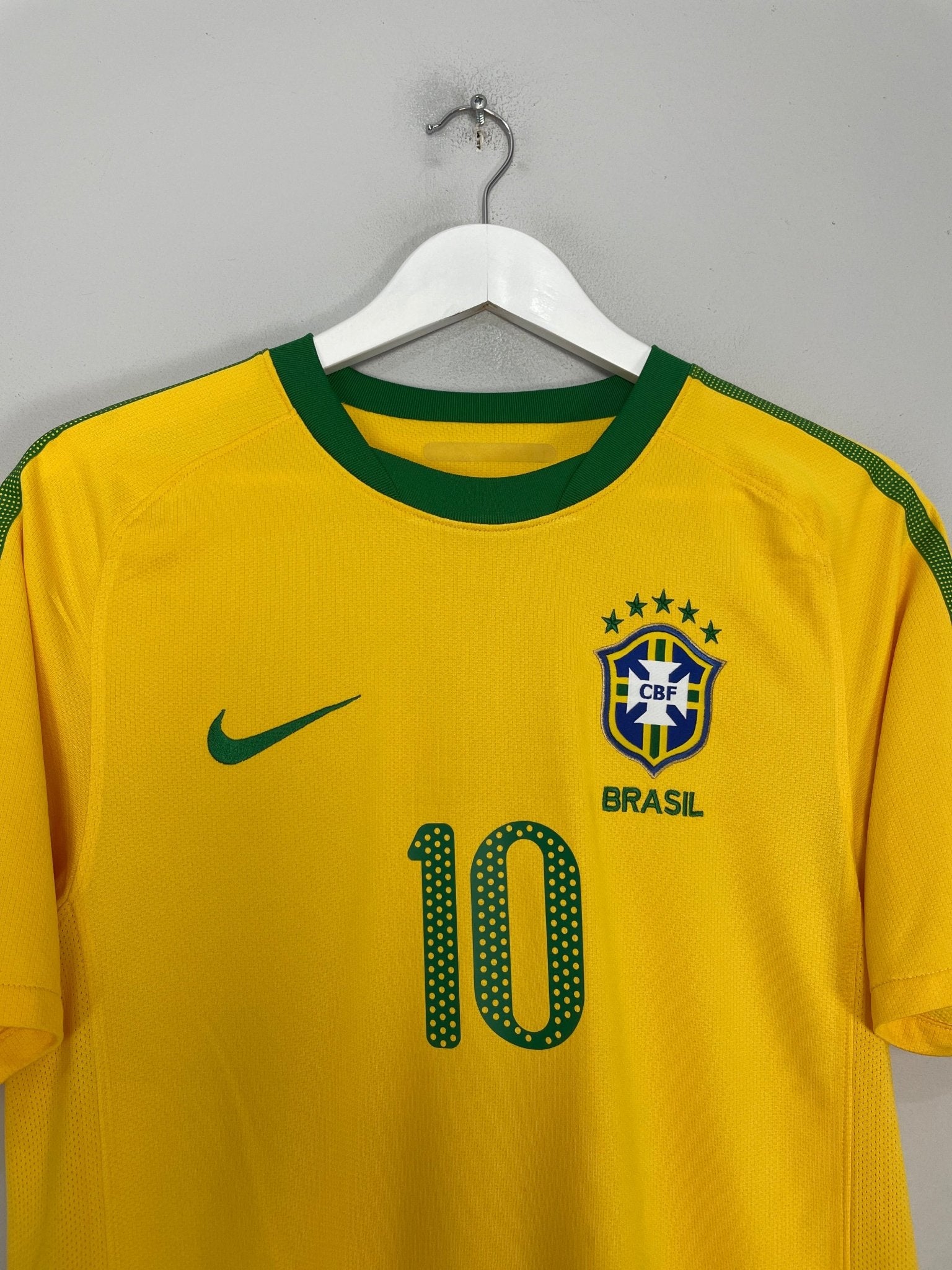 Shop 2010/11 BRAZIL KAKA #10 HOME SHIRT (S) NIKE, classic football shirts, vintage football shirts & retro soccer jerseys at Cult Kits