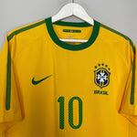 Shop 2010/11 BRAZIL KAKA #10 HOME SHIRT (XL) NIKE, classic football shirts, vintage football shirts & retro soccer jerseys at Cult Kits