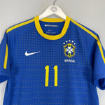 2010/11 BRAZIL NEYMAR JR 11 AWAY SHIRT (S) NIKE - Cult Kits - Small - Buy Vintage Football Shirts, Authentic Retro Football Shirts For Sale, Classic Football Shirts & Soccer Jersey