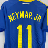 2010/11 BRAZIL NEYMAR JR 11 AWAY SHIRT (S) NIKE - Cult Kits - Small - Buy Vintage Football Shirts, Authentic Retro Football Shirts For Sale, Classic Football Shirts & Soccer Jersey