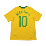 Buy 2010/11 Brazil Ronaldinho 10 Home Shirt (M) Nike ~ Free worldwide shipping available ~ Authentic Vintage Football Shirts from Cult Kits